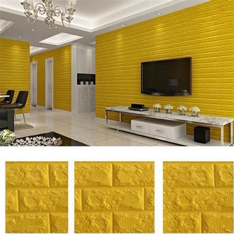 Pvc 3d Wall Panels Peel And Stick Foam Wallpaper 3d Foam Brick Wallpaper For Walls At Best