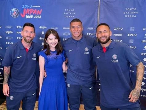 Messi Mbappe Neymar Jr In Japan With Psg Juli Instagram