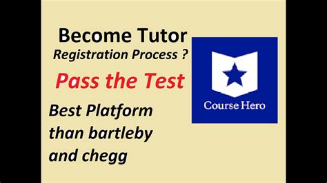 Course Hero Registration For Tutor Best Chegg Alternative Chegg