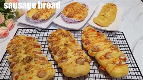 Roti Sosis Lembut Dan Enak Bisa Tahan Hari Sausage Bread Youtube