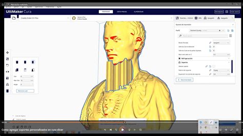 Como Agregar Soportes Personalizados En Cura Slicer YouTube