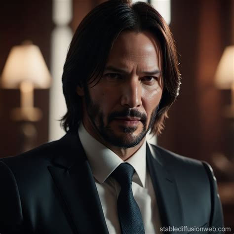 John Wick With Kratos Features Image Stable Diffusion Online