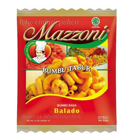 Jual BUMBU TABUR BALADO MERK MAZZONI Shopee Indonesia