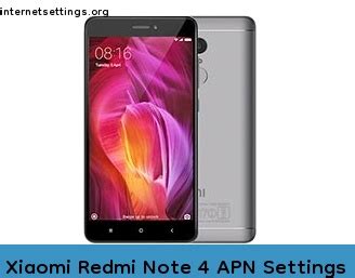 Xiaomi Redmi Note 4 APN Settings 3G 4G 5G LTE VoLTE Internet Setting