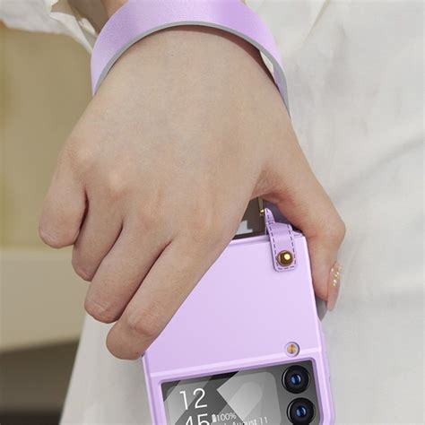 Coque Samsung Galaxy Z Flip Rigide Grip Sangle