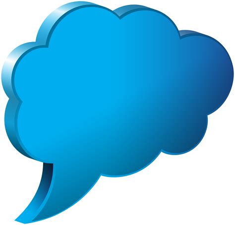 Speech Balloon Png Transparent Image Download Size 8000x7669px