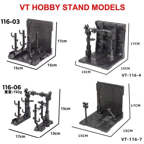 Vt 116 Hobby Gundam Gunpla Model Kit Robot Mecha Figure Base Display