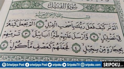 Detail Surat Al Fiil Ada Berapa Ayat Koleksi Nomer 16