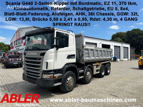 Wywrotka Scania G Seiten Kipper Mit Bordmatic Ahk Klima Retarder