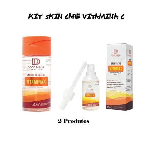 Kit Cuidado Facial Vitamina C Pro Rosto Doce Diana Shopee Brasil