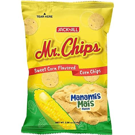 Mr Chips Manamis Mais Sweet Corn Flavored Corn Chips 110g Chips