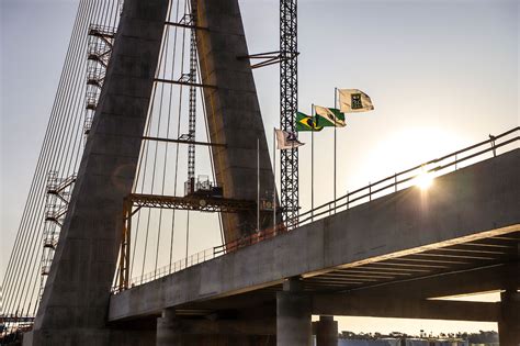 Em Visita A Foz Do Igua U Governador Destaca Magnitude Da Nova Ponte