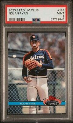 2023 Topps Stadium Club 1991 Design Variations 148 Nolan Ryan PSA 9 EBay