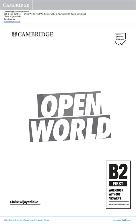 629295434 Open World B2 Workbook 1422 Studocu