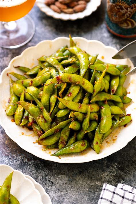 Spicy Edamame スパイシー枝豆 Just One Cookbook