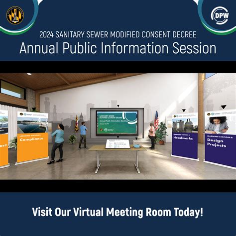 2024 Sanitary Consent Decree Public Meeting Baltimore City Department