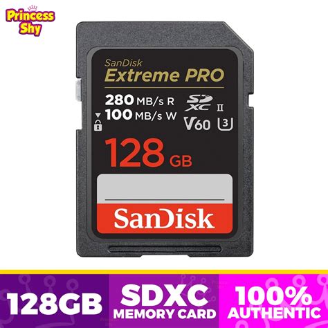 SanDisk 128GB Extreme PRO UHS II SDXC Memory Card UHS II V60 U3 Class