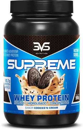 Whey 3w Supreme 900g Sabor Cookies And Cream Fórmula Exclusiva