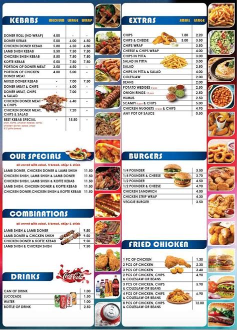 Menu At Rambo S Kebab House Fast Food Whittlesey