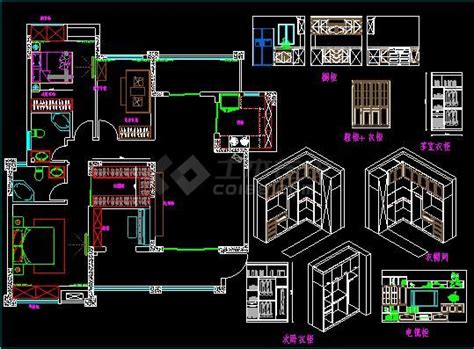 Cad全屋定制设计图纸大全 装修文档 土木在线