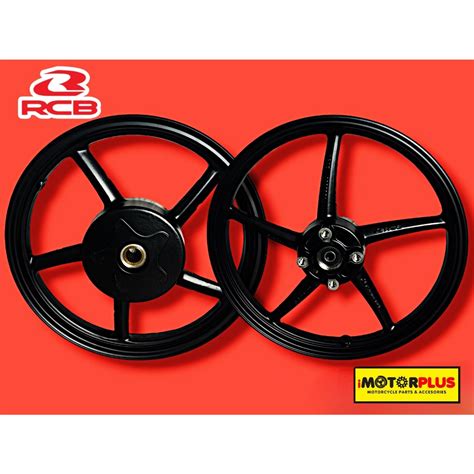 RCB Mags RB5 for HONDA CLICK 125 150 MATTÉ BLACK 4 Holes Shopee