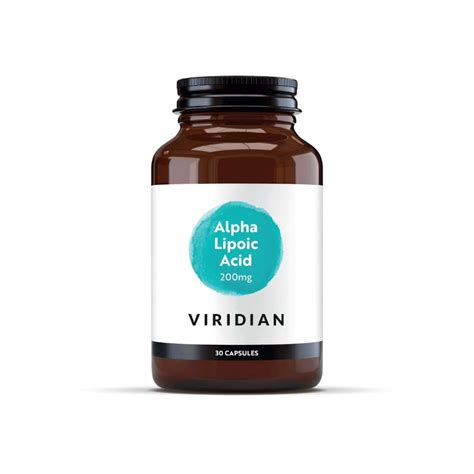 Viridian Alpha Lipoic Acid Mg Caps