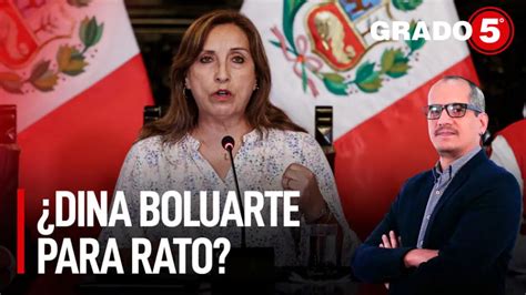 Dina Boluarte para rato Grado 5 con David Gómez Fernandini