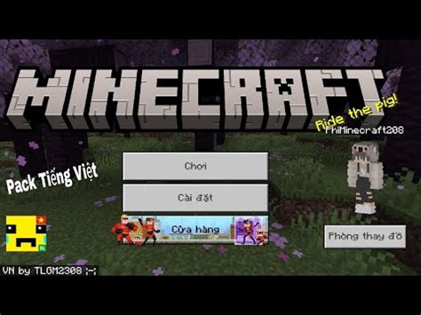 Minecraft Pe H Ng D N C Ch C I V T I Pack Ti Ng Vi T Cho Minecraft