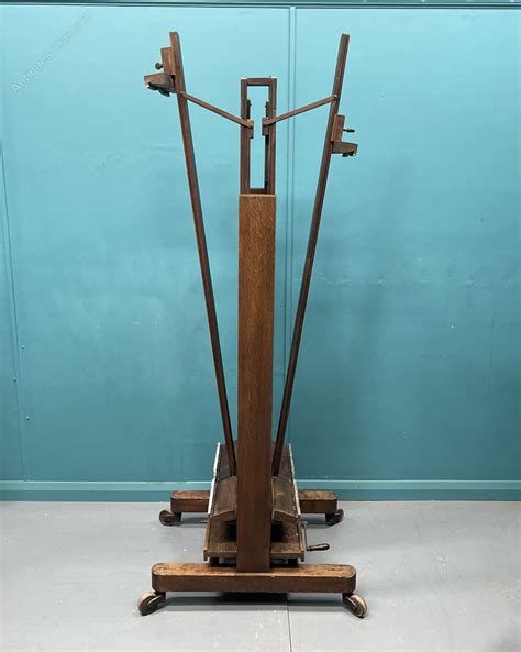 Double Sided Paris Made Adjustable Artists Easel As A Antiques