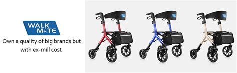 Amazon Walk Mate Rollator Walker For Seniors Taller Ft With