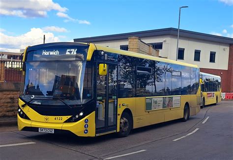 4122 SK73 CSZ Bees Network Buses Bolton Bus Station David