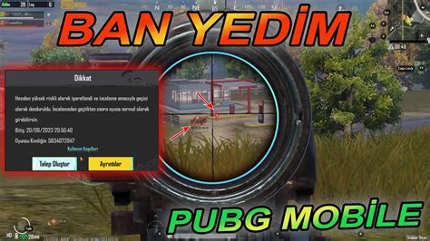 BAN YEDİMMMM HAKSIZ YERE AUG SPREYİNDEN SONRAA PUBG MOBİLE