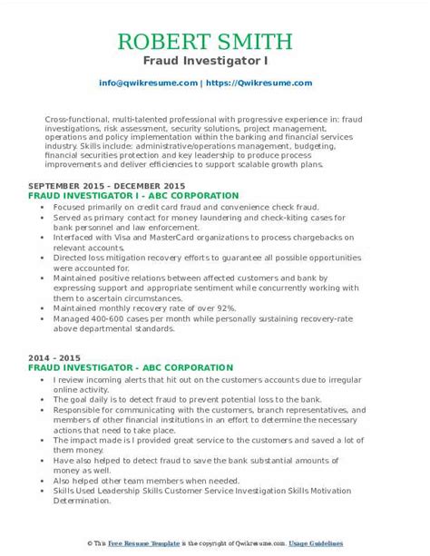 Insurance Fraud Investigator Cover Letter Samples And Templates