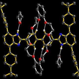 Ball And Stick Representation Of The Single Crystal X Ray Structure Of