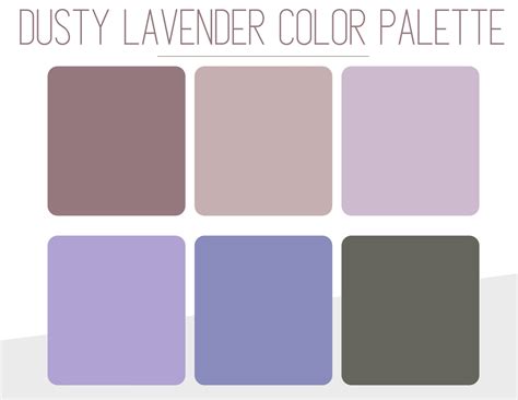 Dusty Lavender Color Palette Hex Code Dusty Lavender Brand Hex Codes ...