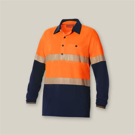 Hard Yakka Koolgear Hi Vis 2 Tone Taped L S Polos Cubic Uniforms