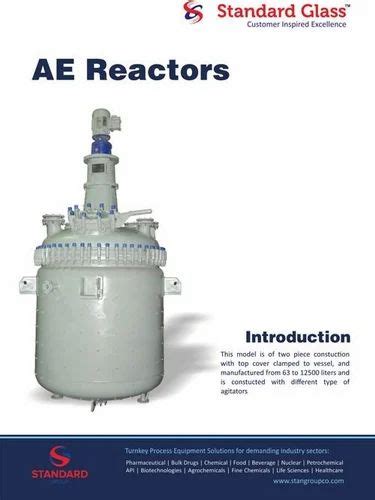 Glass Lined Reactors Glass Lined Reactors Ae Two Part Design From Hyderabad