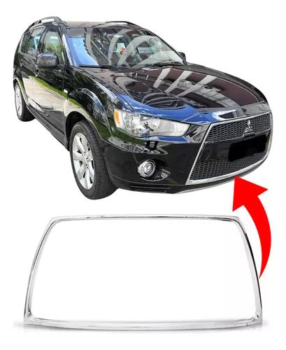 Moldura Cromada Parachoque Mitsubishi Outlander Parcelamento Sem