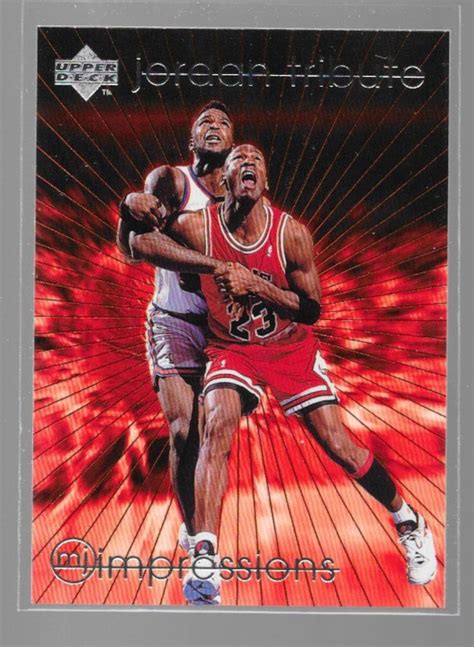 1998 Upper Deck Jordan Tribute MICHAEL JORDAN Impressions Card Etsy