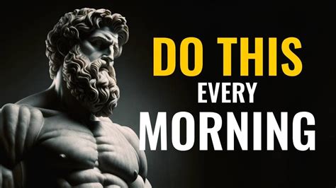 Morning Rituals To Conquer Your Day Stoic Routine Youtube