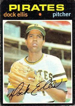 2 - Dock Ellis - Pittsburgh Pirates | Dock ellis, Baseball cards ...