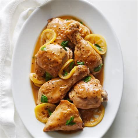 Braised Chicken In Lemon Basil Sauce Williams Sonoma