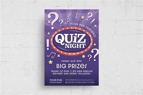 20 Best Trivia Night Flyers Examples To Download Envato Tuts