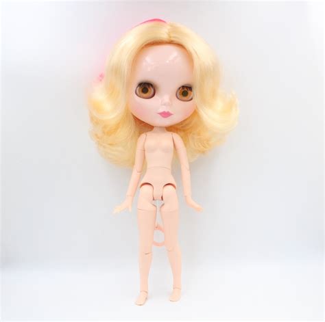 Muñeca de Blyth desnuda de 4 colores para niña juguete bonito de ojos