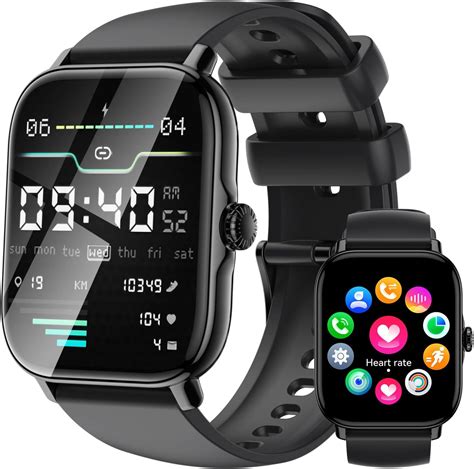 Montre Connectée Homme avec Appel Bluetooth 1 32 HD Écran Tactile