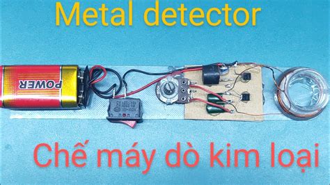 Make A Metal Detector At Home Youtube