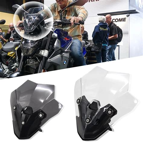 New Motorcycle Accessories Screen Windshield Fairing Windscreen Baffle Wind Deflectors For Bmw