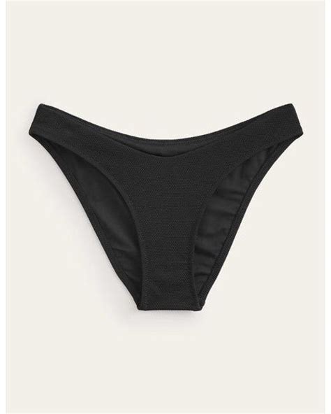 Boden Textured Bikini Bottoms In Black Lyst