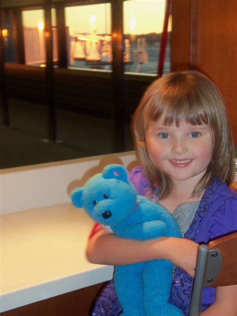 Addison And Addison Bear At The Raleigh Airport Vacation Project