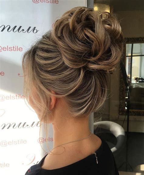 Looped Bun Updo Long Thin Hair Thin Hair Updo Fine Hair Updo